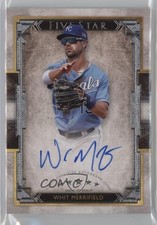 2018 Topps Five Star Whit Merrifield #FSA-WM Auto 4f5