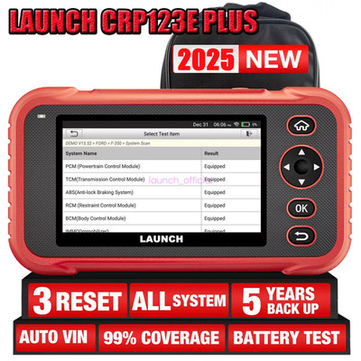 LAUNCH CRP123E PLUS PRO Car OBD2 Scanner Code Reader Full System Diagnostic Tool
