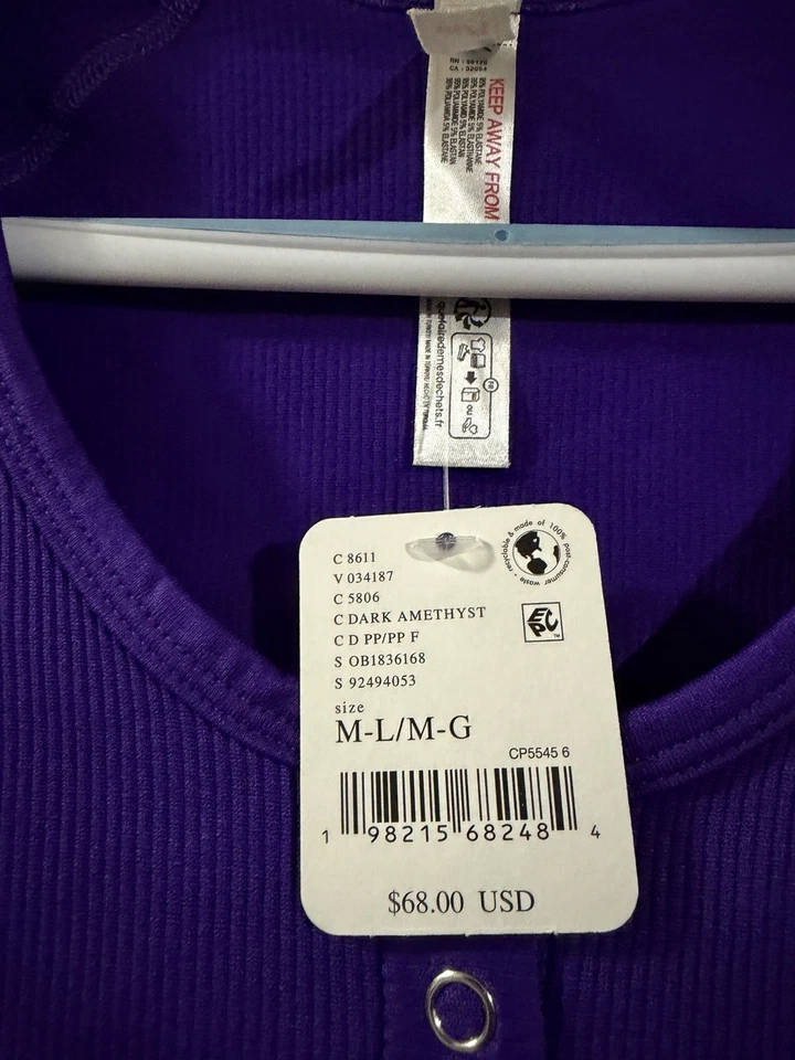 Free People Movement m/l 上衣,全新带标签 — 第 3/4 张图片