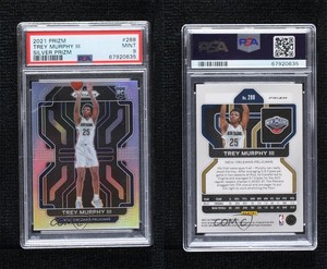 2021-22 Panini Prizm Silver Prizm Trey Murphy III #288 PSA 9 MINT Rookie RC