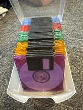 Vintage Memorex Floppy Discs Cool Disks 3.5" 2SHD 33 Lot Nostalgia Memorex Box