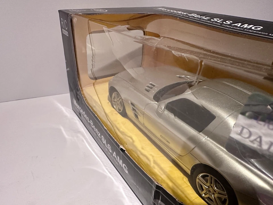 RASTAR Mercedes-Benz SLS AMG R/C Remote Control Car  1:24 Scale Silver READ DESC - Image 4 of 4