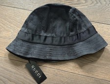 Gucci Cappello Bucket GG Nero