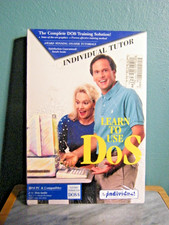 NOS Individual Tutor Learn To Use DOS Box Sealed New In Box DOS 6 Floppy Disk
