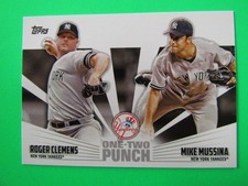 2023 Topps #12P-21 Roger Clemens Mike Mussina One-Two Punch Low $hip F0080
