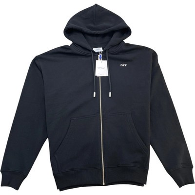 Off-White Herren Arrow Logo Hoodie Schwarz Gr. L