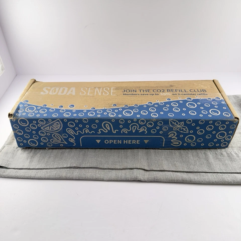 Soda Sense Pack Of 2 60L CO2 Carbonator Cylinder Canister Sealed In Open Box - Image 4 of 4