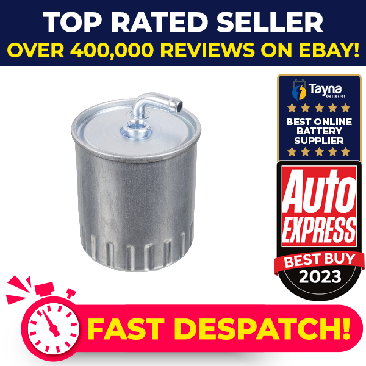 Fuel Filter fits MERCEDES CLK270 C209 2.7D 02 to 09 A6110920001 A611092000110