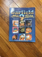 Garfield His 9 Lives by Jim Davis Paperback Book Comic