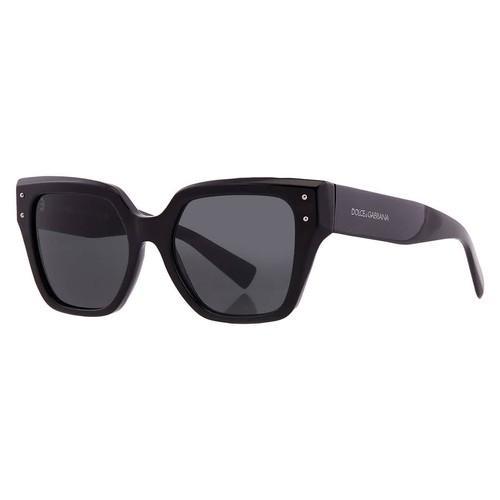 Dolce and Gabbana Dark Grey Sport Ladies Sunglasses DG4471 501/87 52