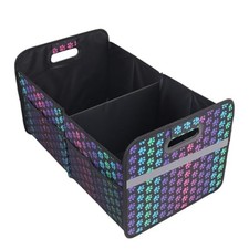 Foldable Car Trunk Organizer for Sedan SUV Truck Colorful Colorful