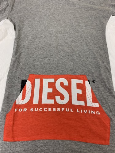 Diesel DLBB9602 Hooded Short Sleeve Shirt Big Kid's size XL - Picture 3 of 14