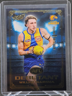 2026 AFL Select Debutant Willem Duursma West Coast Eagles 250/425