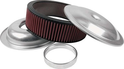 ALLSTAR PERFORMANCE LW 14in A/C Kit Plain 3in Washable Element- ALL25920