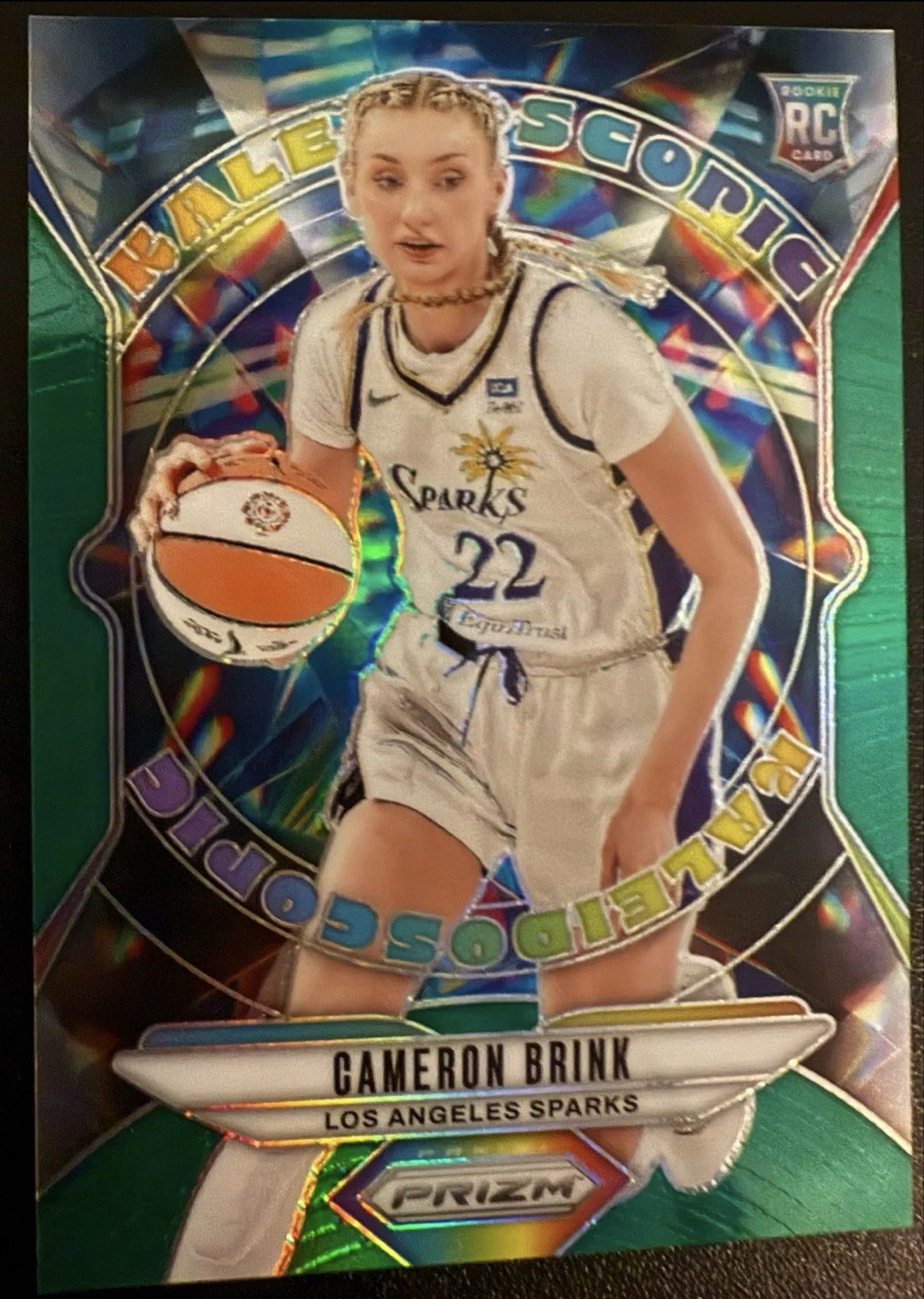 2024 Panini Prizm WNBA Kaleidoscopic Cameron Brink #14 Green (RC)