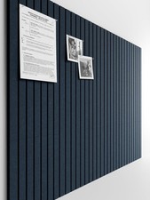 Large Cork Board 47x35 Alternative 12 Pack Felt Wall Tiles 30 Pushpins Navy