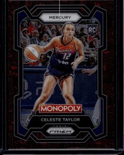 Celeste Taylor 2024 Panini WNBA Monopoly Prizm #66  Millionare Club RC