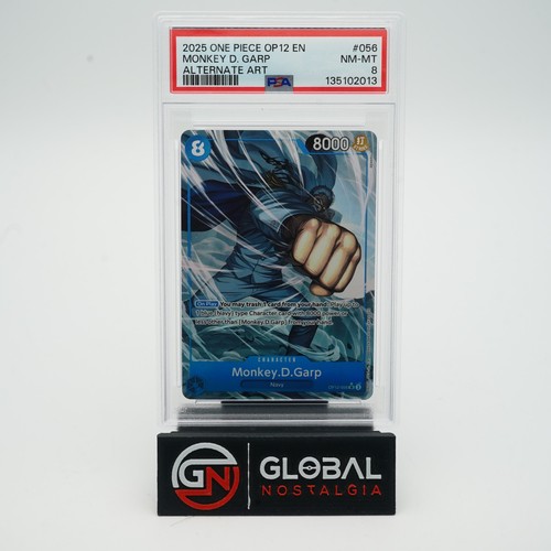 Monkey.D.Garp (Alternate Art) graded PSA 8 for sale on eBay