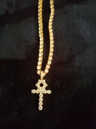 The Gold Gods Authentic Diamond Ankh 