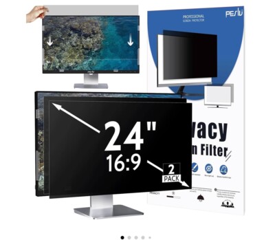 24 Inch Privacy Screen for Computer Monitor 16:9 Aspect Ratio,