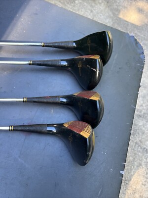 Spalding Executive Right Handed Wood Drivers Golf Clubs Set 1-3-4