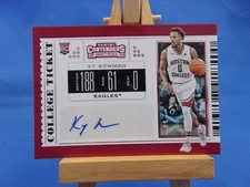 Contenders Draft Picks 19-20 RC Rookie College Ticket Autograph Ky Bowman auto