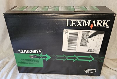 NEW GENUINE Lexmark 12A6360 Black High Yield Print Cartridge T620, T622, X620
