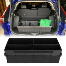 For Honda CRV 1997-24 Car Trunk Organizer Leather Cargo Folding Storage Bin Bag