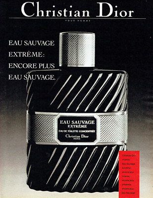 Advertising 068 1985 Eau Toilette Mens Wild by Dior