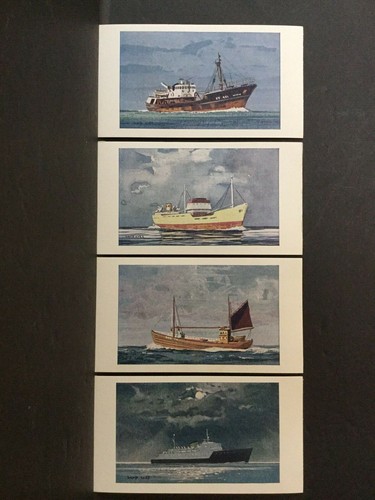 Warner's Observer's Picture Cards VIII vaisseaux complet 32 cartes vintage set 1955 en boîte - Photo 6/10