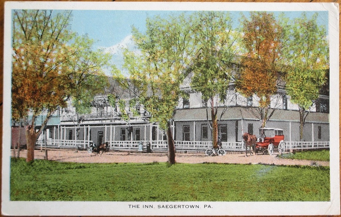 Saegertown, PA 1918 Postcard The Inn Pennsylvania Penn eBay