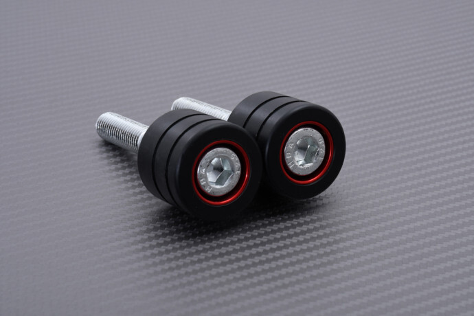 Poignée d'extrémité de barre rouge Ø 30 mm pour réduire la fatigue sur BMW F850GS