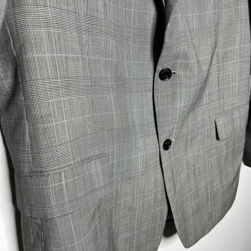 Tommy Hilfiger Blazer Men’s Size 46R Sport Coat Jacket Suit 2 Button 100% Wool - Picture 6 of 17