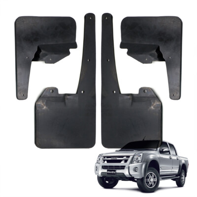 Front + Rear Splash Guard Mud Flap Fender Fits Isuzu D-max Spark