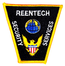 REENTECH SECURITY SERVICES STUART FLORIDA FL Sheriff Police Patch GLOBE EAGLE