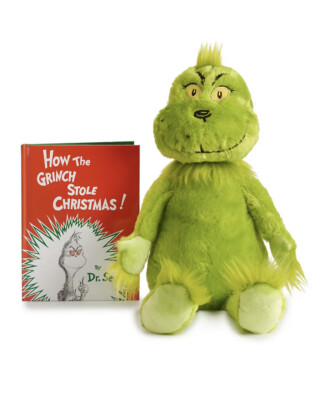 Kohl's Cares How The Grinch Stole Christmas Plush and Book Bundle