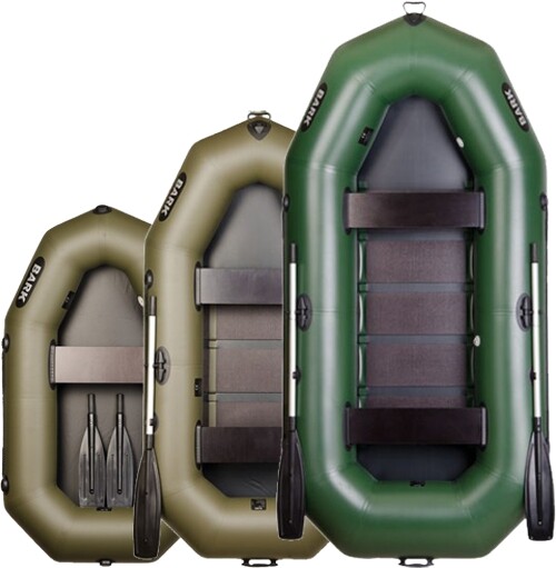 BARK bote inflable 1-3 personas 190-300 cm bote de remos bote de remos bote de pesca profesional