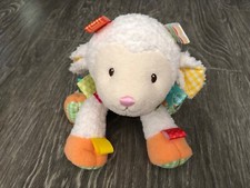 Taggies Sherbet 10  Lamb Lovey Plush Bean Bag Mary Meyer Signature Collection