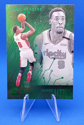 2019-20 Panini Chronicles Essentials Green #222 Nassir Little Rookie RC