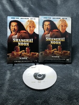 Shanghai Noon (DVD, 2000) Jackie Chan Owen Wilson Lucky Liu ~Very Good