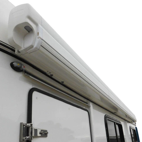 White Caravan Awning Roll Out 3.0m x 2.5m NEW Italian Designed Aluminium Wareda - Picture 9 of 12