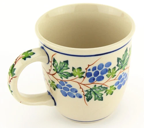 Polish Pottery Coffee Mug 12 Oz. from Zaklady Boleslawiec Poland