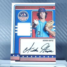Aidan Hayse 2023 USA Baseball DEVELOPMENT PROTGRAM SIGNATURES MATERIALS #NTDP-AH