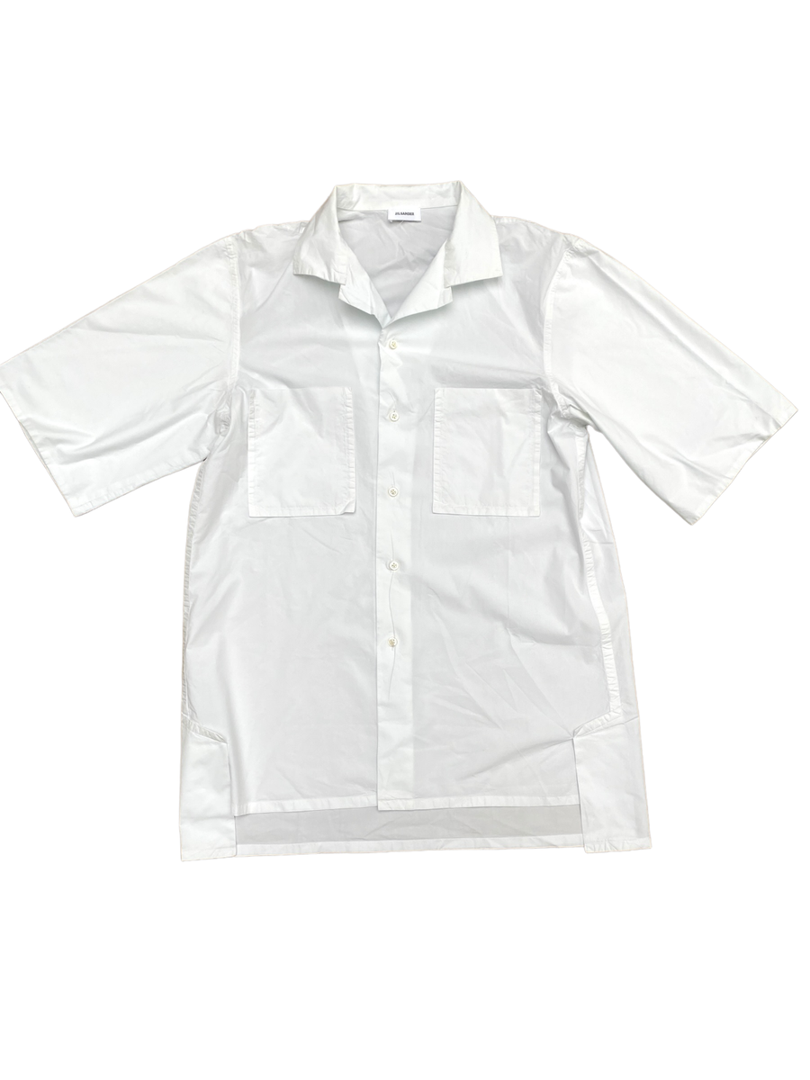 Jil Sander White Short Sleeves Shirt Size M | eBay
