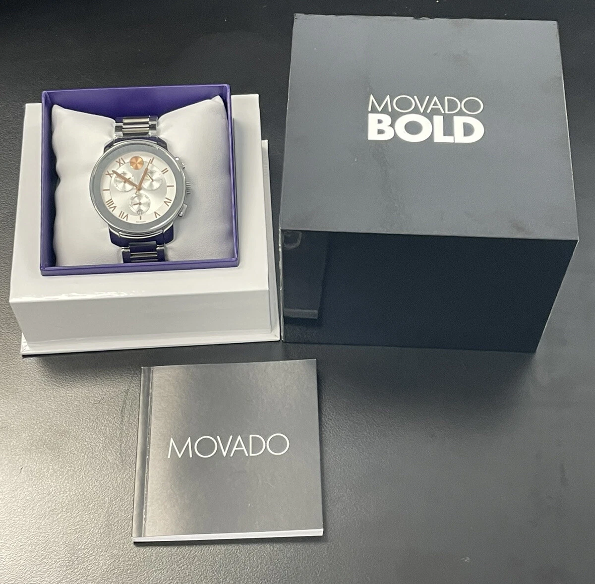 Movado bold hotsell watch box