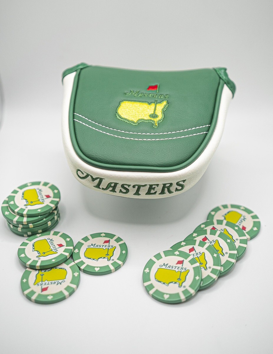 NEW Augusta National Masters Mallet Putter Cover + 1 Masters Poker