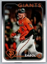2024 Topps Series 2 #521 Blake Sabol San Francisco Giants MLB Baseball Card