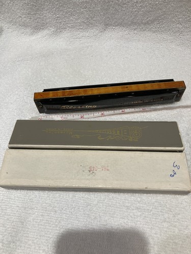 Blessing Harmonica Vintage Musical Instrument Blues Music with Original Case Box - Picture 3 of 12
