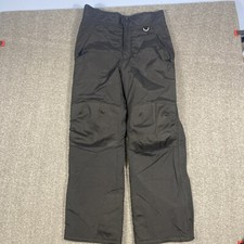 Slalom Snow Ski Snowboard Pants Black Men's M Waist 31" Hook Loop Adj At Waist