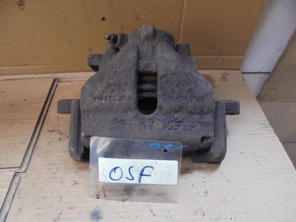 VW VOLKSWAGEN SHARAN 2001 1.8 TURBO OFFSIDE DRIVER FRONT BRAKE CALIPER 870 ATE - Image 1 of 1
